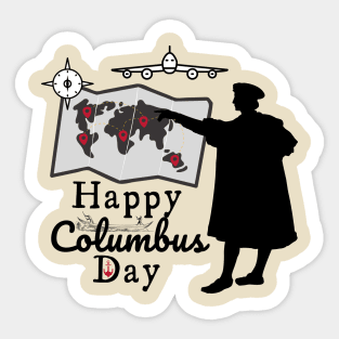 Happy Columbus day October 2021 Holidays Sticker